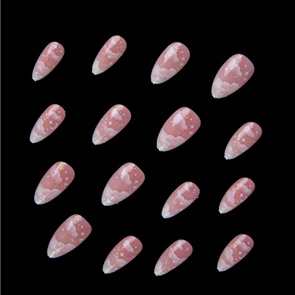 Stars, Moon and Cloud Press On Nails - Picture 3 of 9